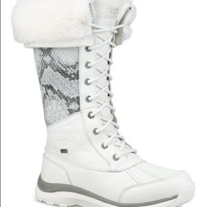 UGG Adirondack Tall III Snake Print Size 9